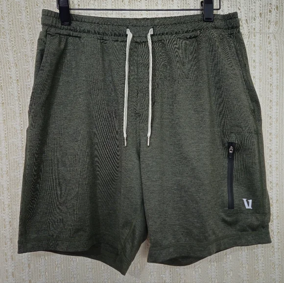 Vuori Green Athletic Shorts - Picture 1 of 4